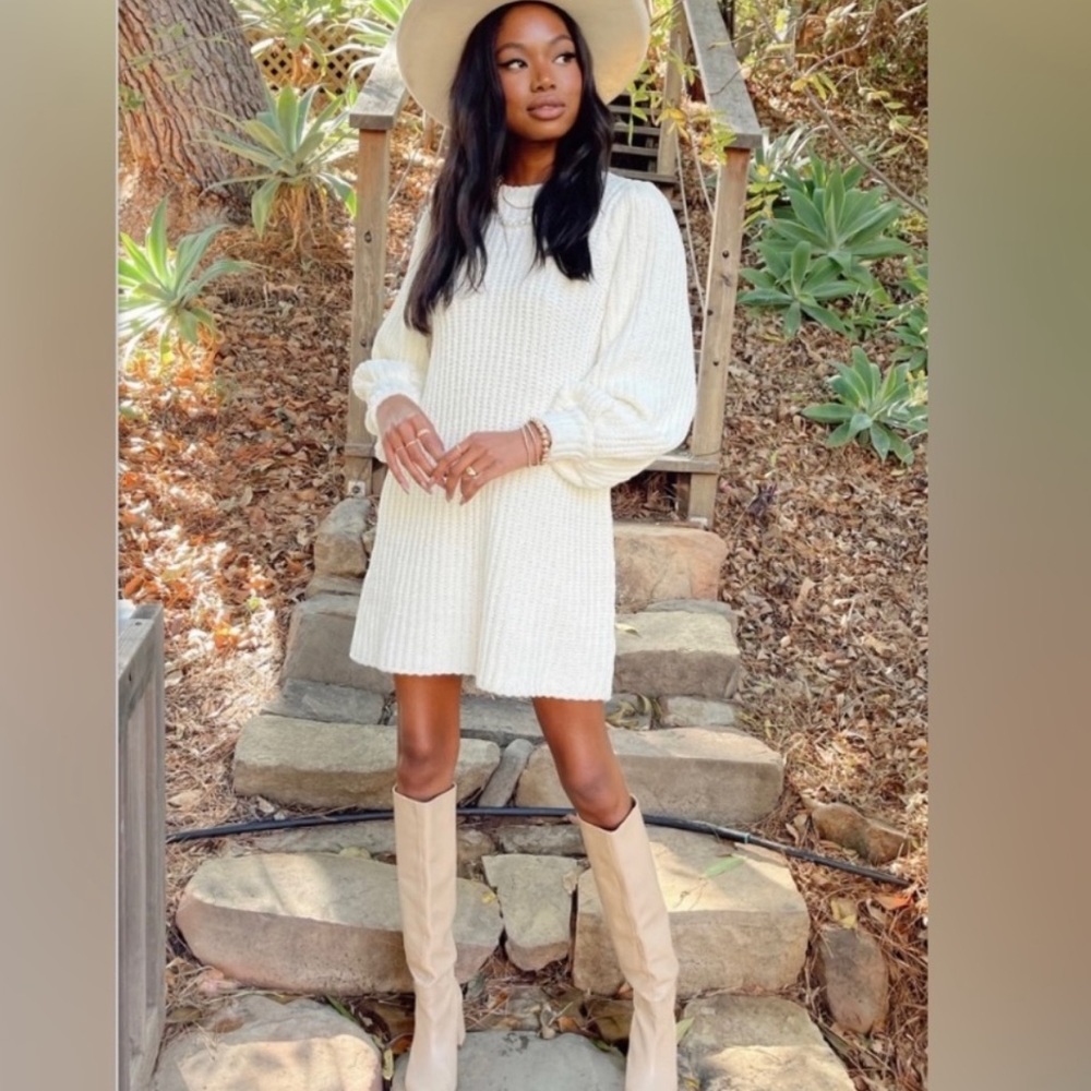 SHOW ME YOUR MUMU DIXON SWEATER DRESS